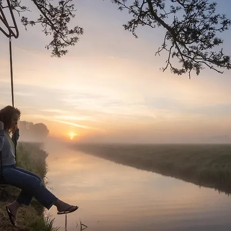 Luxe Wikkelhouse Met Hottub 'dompel' Parque de Campismo *